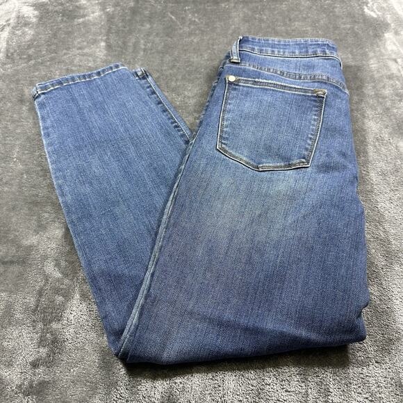 Judy Blue Jeans Women’s 29 Blue Relaxed Fit Denim Straight Casual Pants - Picture 6 of 11